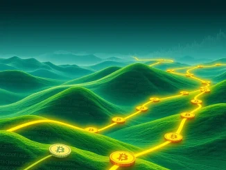 Visualizing a significant transfer of **dormant BTC** becoming active on a blockchain network, symbolizing a major market shift.
