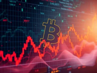 A chart showing Bitcoin liquidity declining while Nasdaq rises, illustrating the divergence highlighted in the Citibank report.