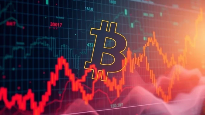 A chart showing Bitcoin liquidity declining while Nasdaq rises, illustrating the divergence highlighted in the Citibank report.