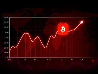 Chart depicting Bitcoin's October loss, highlighting a significant crypto market decline.