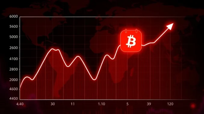 Chart depicting Bitcoin's October loss, highlighting a significant crypto market decline.