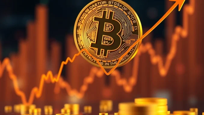 A red candlestick chart illustrating a significant Bitcoin price drop below $101,000, highlighting market volatility and investor concerns.