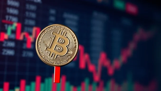 Bitcoin Price Drop: BTC Plunges Below Key $107,000 Level A visual depicting a **Bitcoin price drop** below $107,000, showing market volatility and a downward trend on a chart.