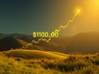 A digital chart showing the Bitcoin price surpassing the $103,000 mark, indicating a significant BTC surge.
