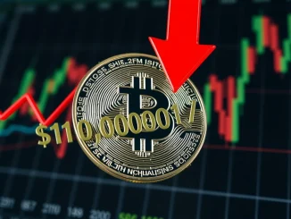 Chart showing Bitcoin price dipping below $100,000, illustrating the recent BTC dip and selling pressure from long-term holders.