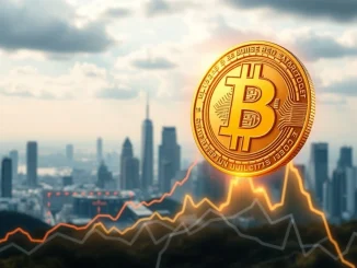 A visual representation of Bitcoin price reaching new heights, symbolizing BTC's incredible surge past $102,000.