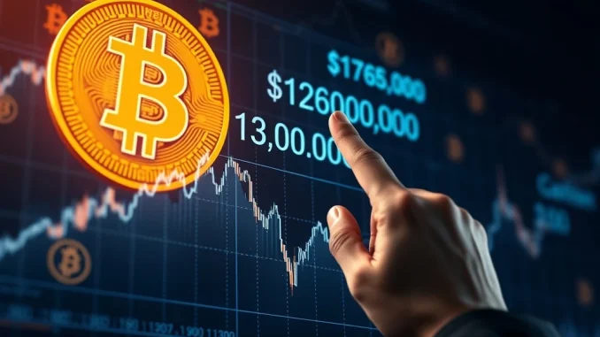A digital chart illustrates the potential Bitcoin price target of $120K, highlighting the MVRV ratio's role in predicting a BTC recovery.