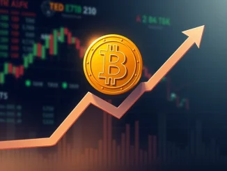Chart illustrating Bitcoin Spot ETFs' market fluctuations, with IBIT BlackRock showing a 'two steps forward, one step back' pattern.