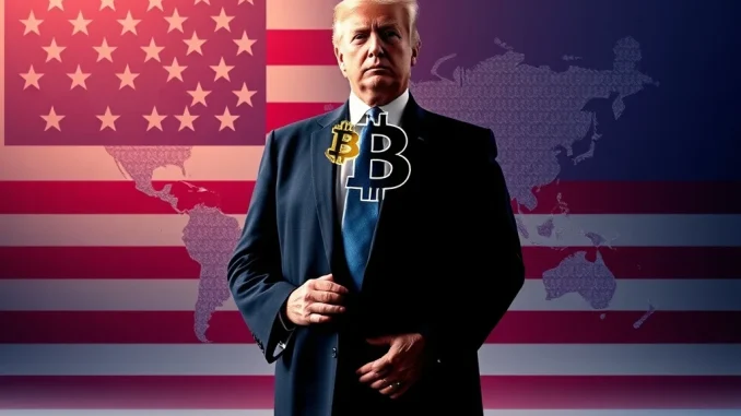 President Trump speaks on the US becoming a Bitcoin superpower, highlighting America's leadership in the crypto world.