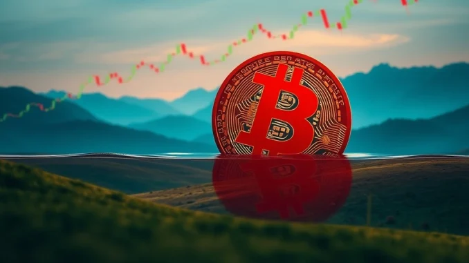 Chart illustrating Bitcoin supply at a loss, indicating a potential BTC potential bottom and market buying opportunity.