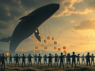 A visual representation of Bitcoin whale selling patterns indicating a significant market risk.