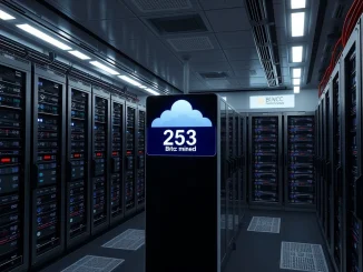 Bitfufu's advanced Bitcoin mining operation showcasing its cloud mining infrastructure and substantial BTC holdings.