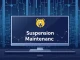 Illustration showing Bithumb BERA suspension notice on a digital screen, signifying the temporary halt for the Berachain mainnet upgrade.