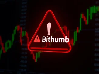A visual representation of Bithumb's critical investment warning for CTXC, highlighting potential risks for Cortex crypto holders.
