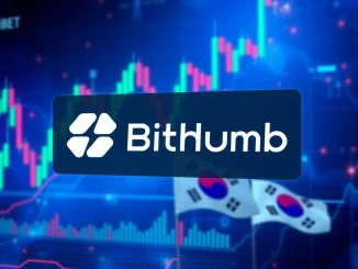 Visual representation of the **Bithumb Kite listing** event, showing the Bithumb platform ready for KITE crypto trading.