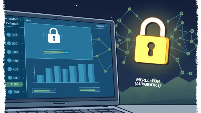 Bithumb temporarily suspending Merlin Chain (MERL) deposits and withdrawals for a critical network upgrade.