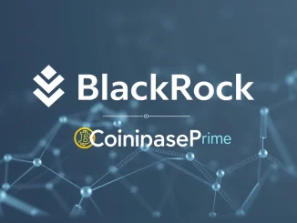 Visualizing BlackRock BTC transfer to Coinbase Prime, indicating a major institutional crypto market event.