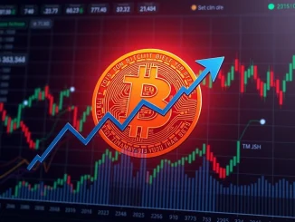 Charts showing BTC perpetual futures long short ratio on top crypto exchanges, indicating current market sentiment.