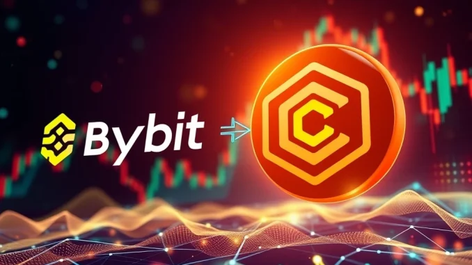 The Bybit logo alongside the Canton Network (CC) logo, signifying the upcoming Canton Network (CC) listing on the exchange.