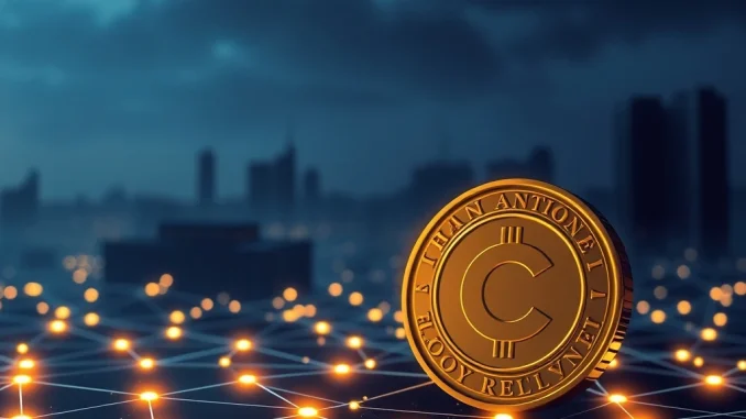 A visual representation of the Canton Network receiving substantial crypto funding for its CC token treasury.