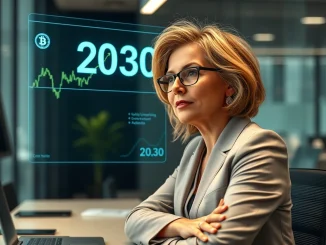 Cathie Wood discusses her revised 2030 Bitcoin target, reflecting market changes.