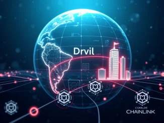 Chainlink technology facilitating a secure DvP settlement between Brazil and Hong Kong, advancing global digital finance.
