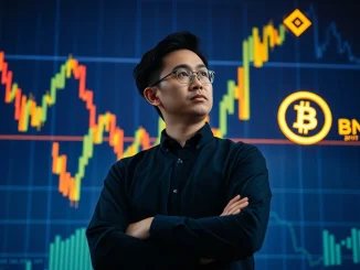 Changpeng Zhao reflecting on his history of buying crypto before market dips, emphasizing strategic investment despite volatility.