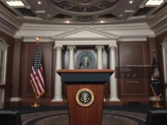 White House press conference discussing the Changpeng Zhao pardon and its thorough review process.