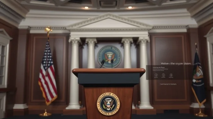 White House press conference discussing the Changpeng Zhao pardon and its thorough review process.