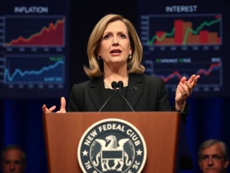 Cleveland Fed President Beth Hammack discusses the grim inflation outlook, signaling unlikely interest rate cuts for the foreseeable future.