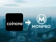 Coinone exchange interface showing the crucial Mon Protocol ticker change from MON to MONPRO.