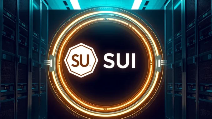 An interface showing **Crypto.com institutional custody** services for SUI tokens, emphasizing robust **digital asset security** for institutional investors.