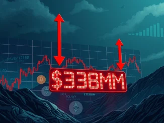 Chart illustrating massive crypto liquidations exceeding $376M, highlighting significant losses for long positions in Bitcoin, Ethereum, and Solana.