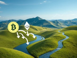 A chart illustrating significant digital asset outflows from investment products, signaling a shift in crypto market trends.