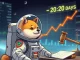 An illustration symbolizing a Bitwise Dogecoin ETF application progressing, indicating potential SEC Dogecoin ETF approval in 20 days.