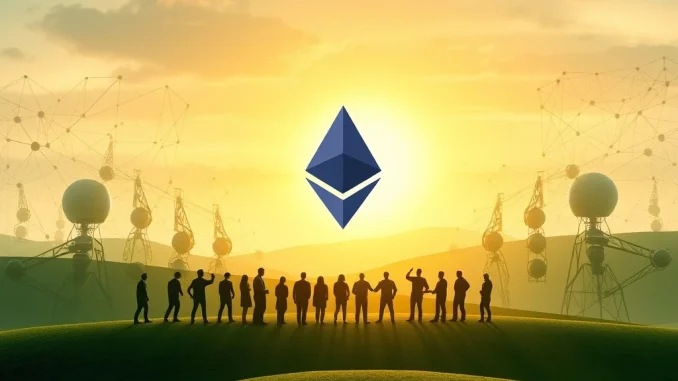 Visual representation of the **Ethereum Protocol Advocacy Alliance** uniting diverse blockchain entities to navigate global crypto regulation.