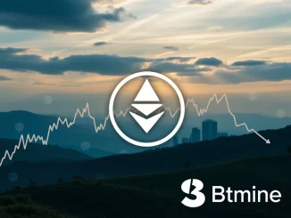 Chart illustrating Bitmine and SharpLink's staggering unrealized Ethereum losses, highlighting corporate crypto investment risks.