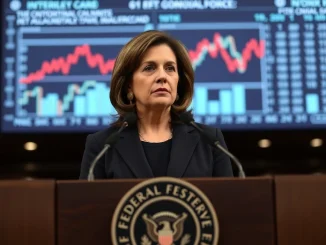 Federal Reserve Governor Lisa Cook discusses a potential **Federal Reserve rate cut**, highlighting reliance on **economic data** for **interest rate decisions**.