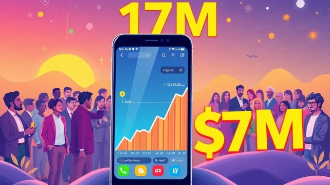 Fomo crypto trading app secures significant Series A funding, symbolizing growth and investor confidence in digital assets.