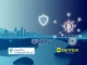 Franklin Templeton's Benji platform seamlessly integrates with Canton Network, symbolizing a secure bridge for digital asset tokenization and enhanced liquidity.