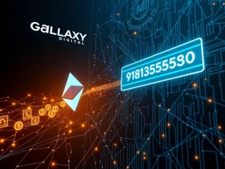Visualizing a significant **Galaxy Digital Ethereum** transfer of 9,272 ETH, highlighting the flow of digital assets.