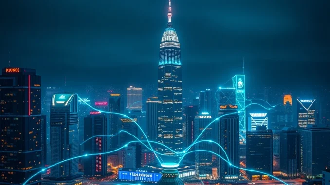 Hong Kong crypto exchanges connecting to global order books, symbolizing enhanced crypto liquidity and market integration.