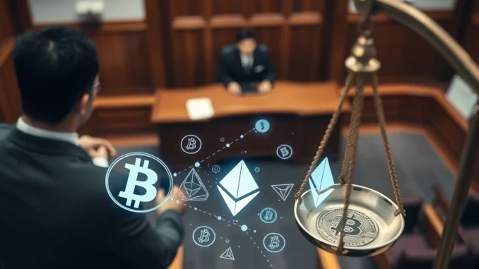 Hong Kong crypto fraud investigation deepens with new indictments in the JPEX scam, symbolizing legal action against digital asset crime.