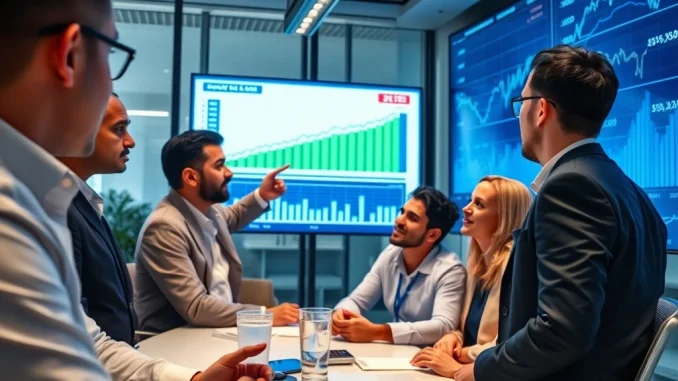 Chart illustrating the surge in **institutional crypto investment** with 61% of firms planning increased allocation, signaling market confidence.