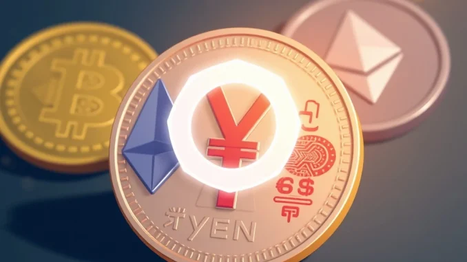 A visual representation of Japan FSA's proposed IEO investment cap affecting cryptocurrency markets.