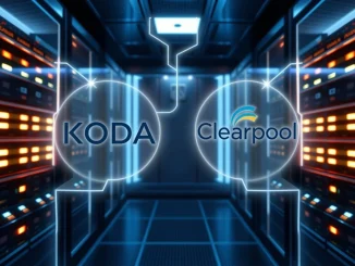 Secure digital asset custody meeting DeFi innovation, represented by the KODA Clearpool partnership enabling institutional access to crypto finance.