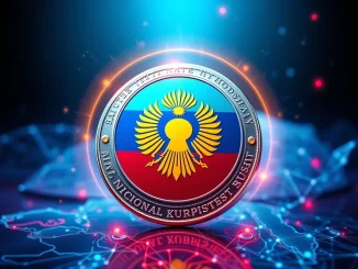The Kyrgyzstan stablecoin, a digital currency, represents the nation's ambitious $50M national stablecoin initiative for financial modernization.