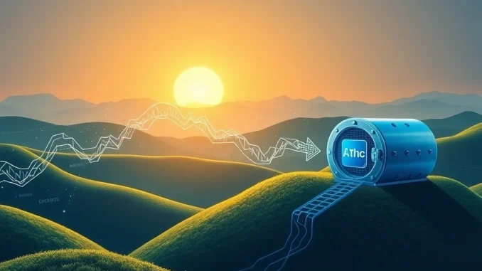 Metalpha's strategic ETH deposit to Aave, illustrating the flow of digital assets into a decentralized finance lending protocol.
