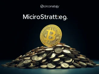 MicroStrategy's growing Bitcoin holdings, symbolizing its strategic corporate Bitcoin investment.