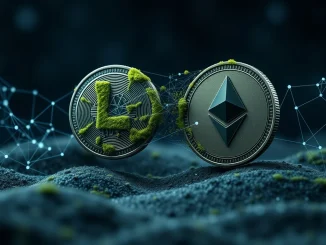 Visualizing the strategic Moss Coin migration from Luniverse to the robust Ethereum ERC-20 network, symbolizing a significant blockchain evolution.